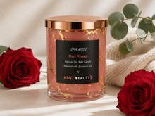 Load image into Gallery viewer, Red Roses Natural Soy Candle
