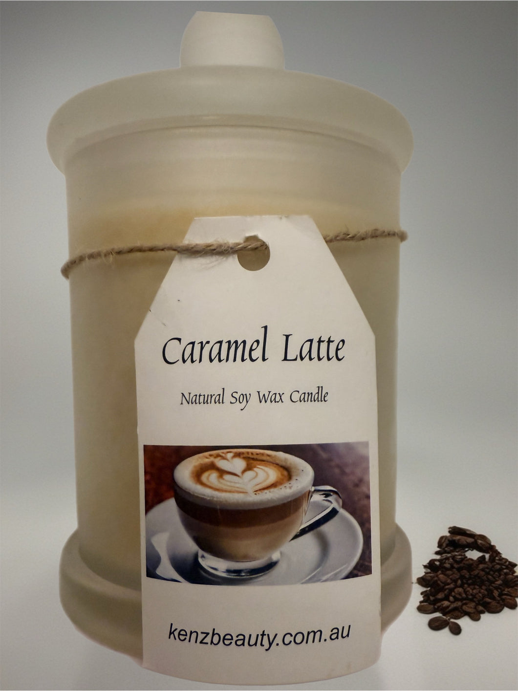 Caramel Latte’ Large Soy Wax Candle