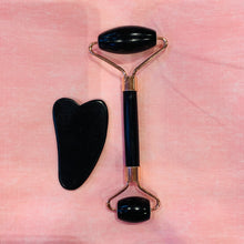 Load image into Gallery viewer, Kenz Beauty &amp; Co- Gua Sha Tool and Face Roller Set
